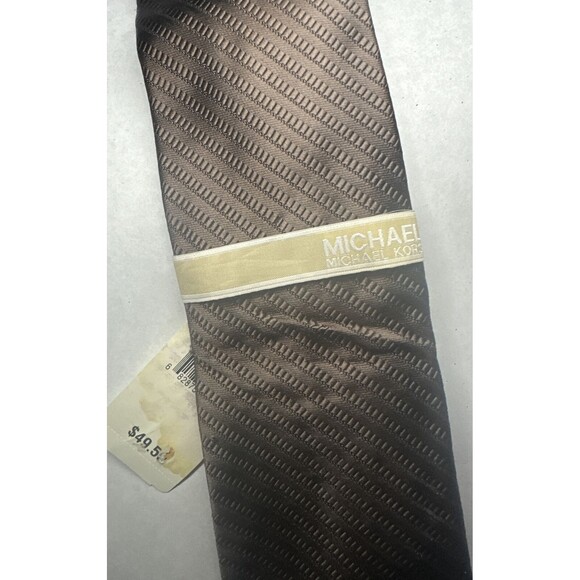 Michael Kors Mens Tie brown Brand new retail49.50$ - Picture 2 of 7